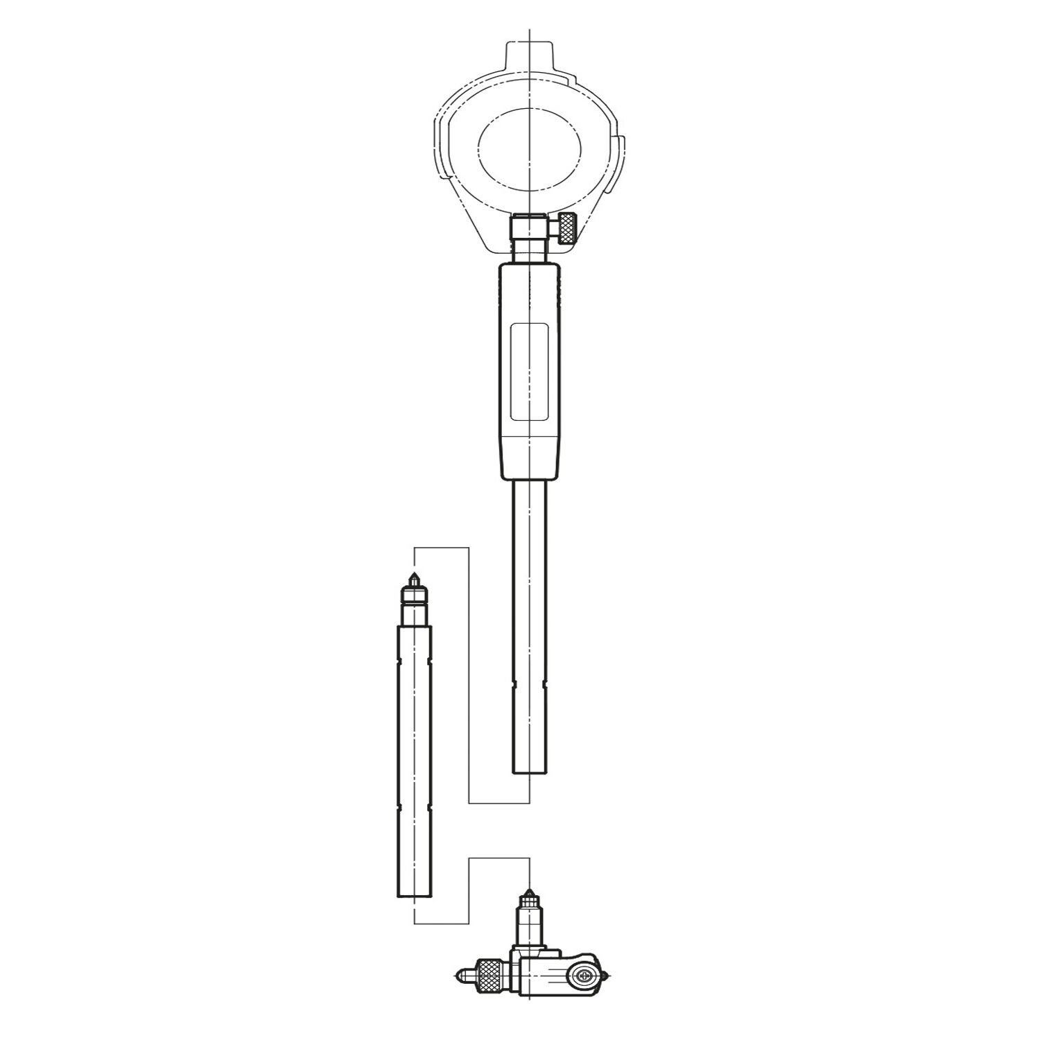 160-250/250-400 SİLİNDİR KOMPARATÖRÜ UZATMA 125mm