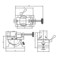 Hassas Üniversal Açılı Mengene