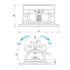 360° 2 Açılı Tabla