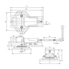 Uzun Tip Süper Open Mengene