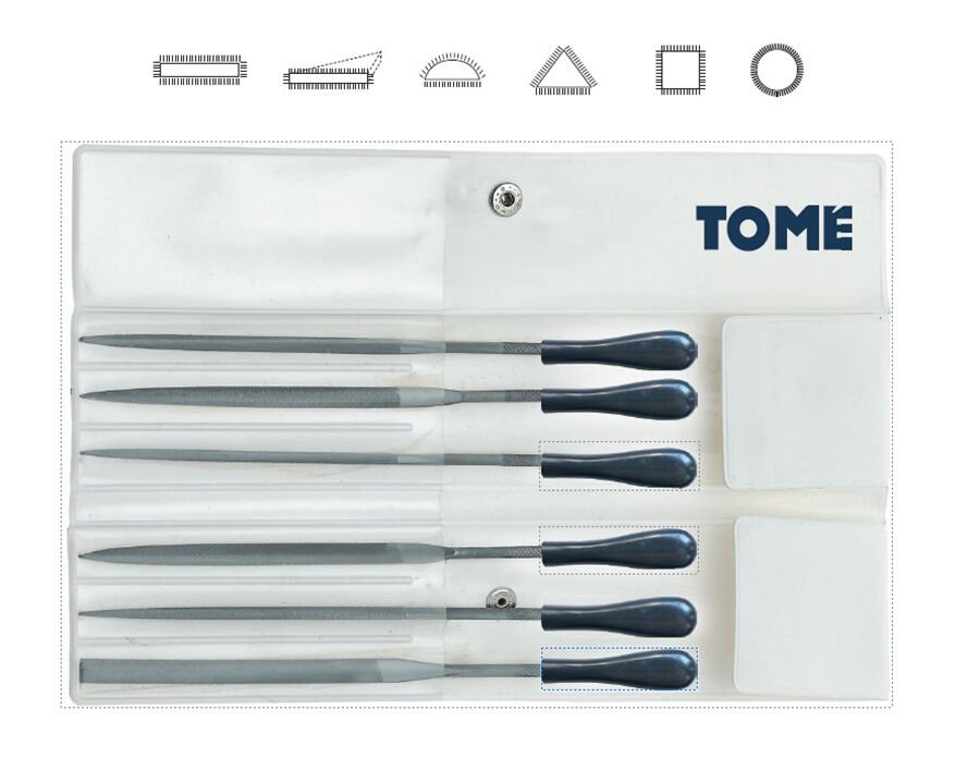 180mm SAATÇİ EĞE TAKIMI SAPLI 12 PARÇA