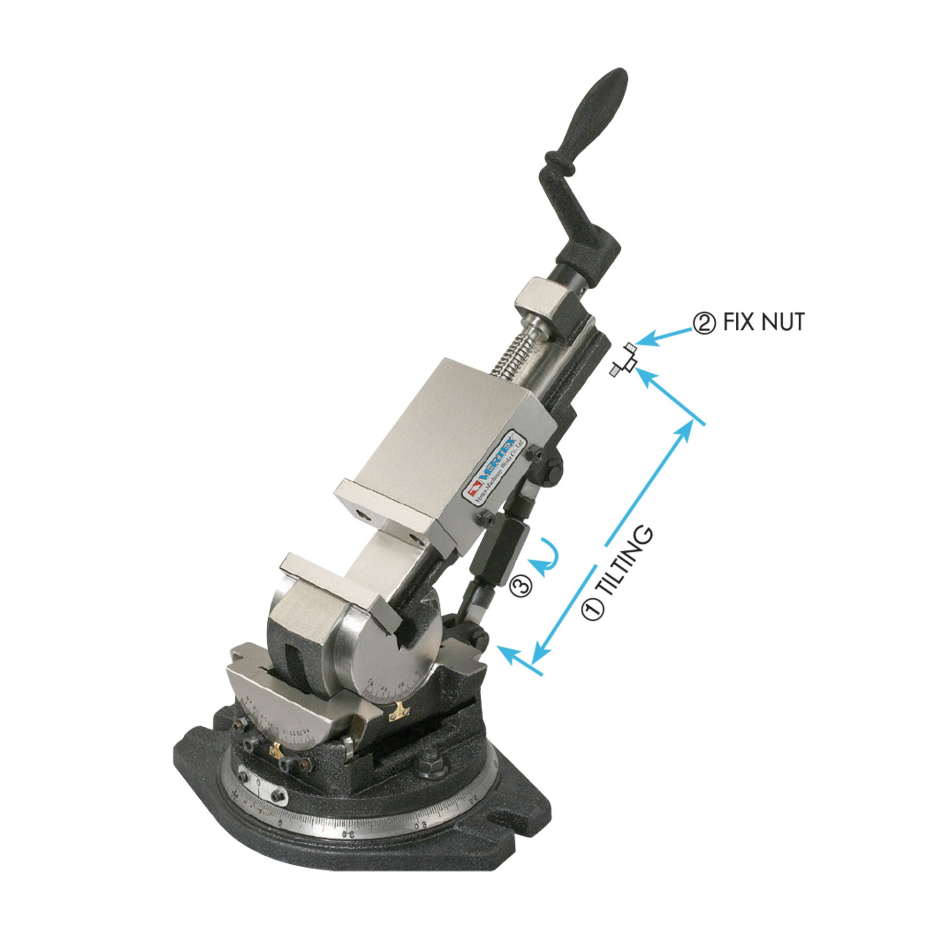 3 Açılı Freze Mengenesi