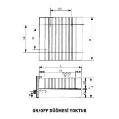Mini Tip Manyetik Tabla (Sadece Karbür Malzemeler İçin)