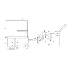 Motorlu Zımba Form Verme Makinası