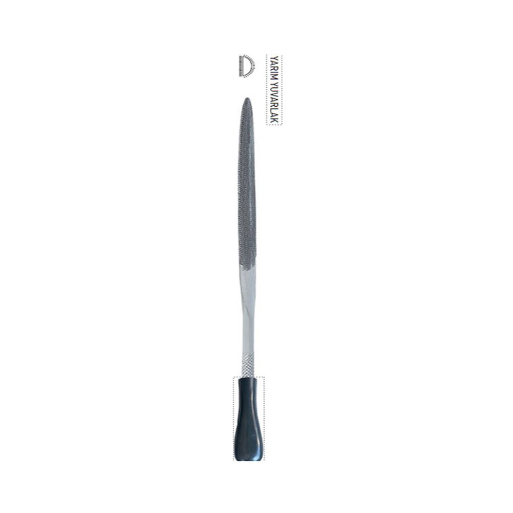 200mm YARIM YUVARLAK SAATÇİ EĞE SAPLI
