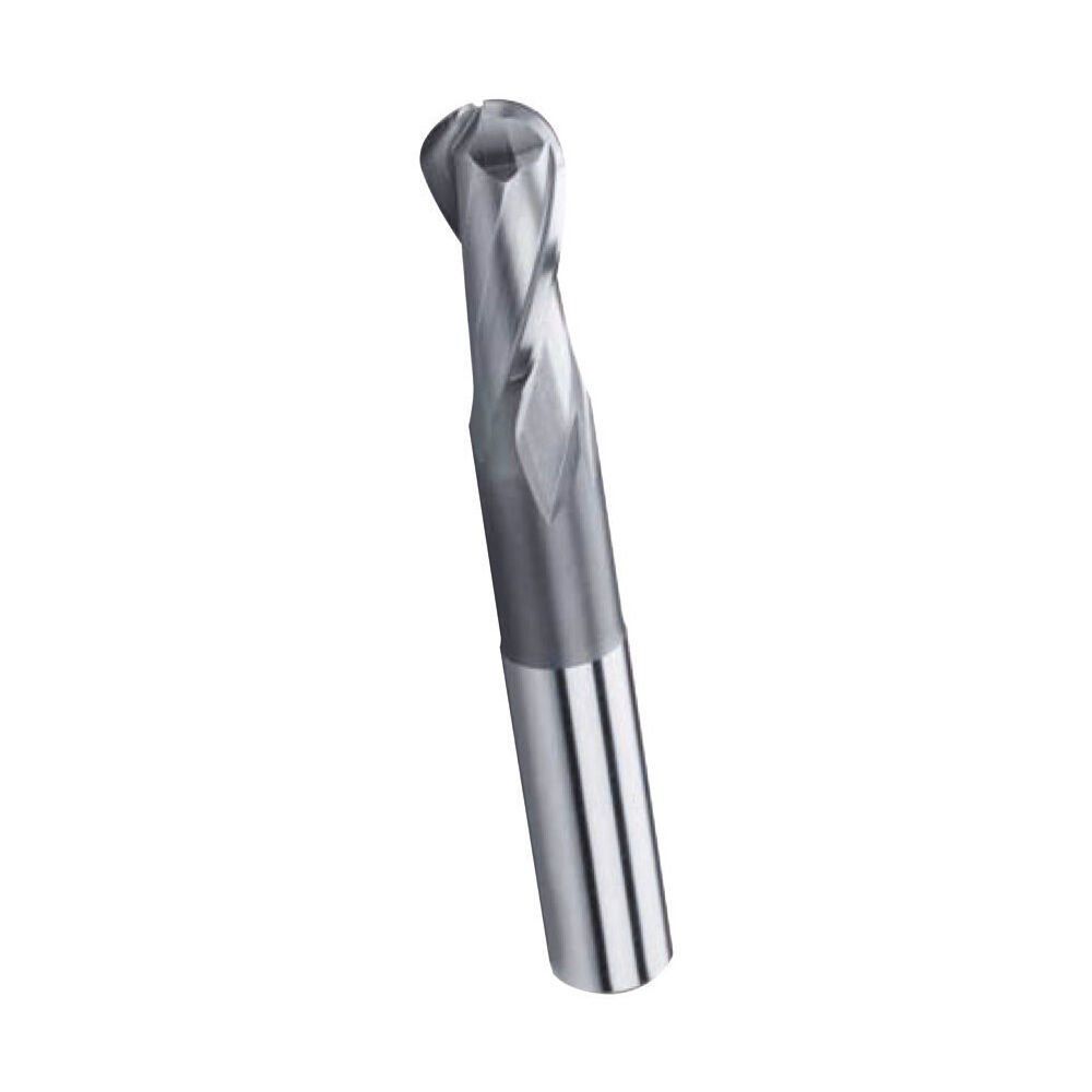 12mm 2 AĞIZ KISA KÜRE PARMAK FREZE HSS