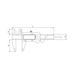 ASIMETO - DİJİTAL KUMPAS NEW LINE
