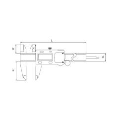 ASIMETO - IP67 DİJİTAL KUMPAS METAL GÖVDE