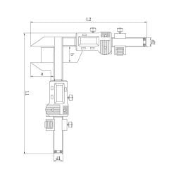 ASIMETO - DİŞLİ MODÜL MEKANİK KUMPAS