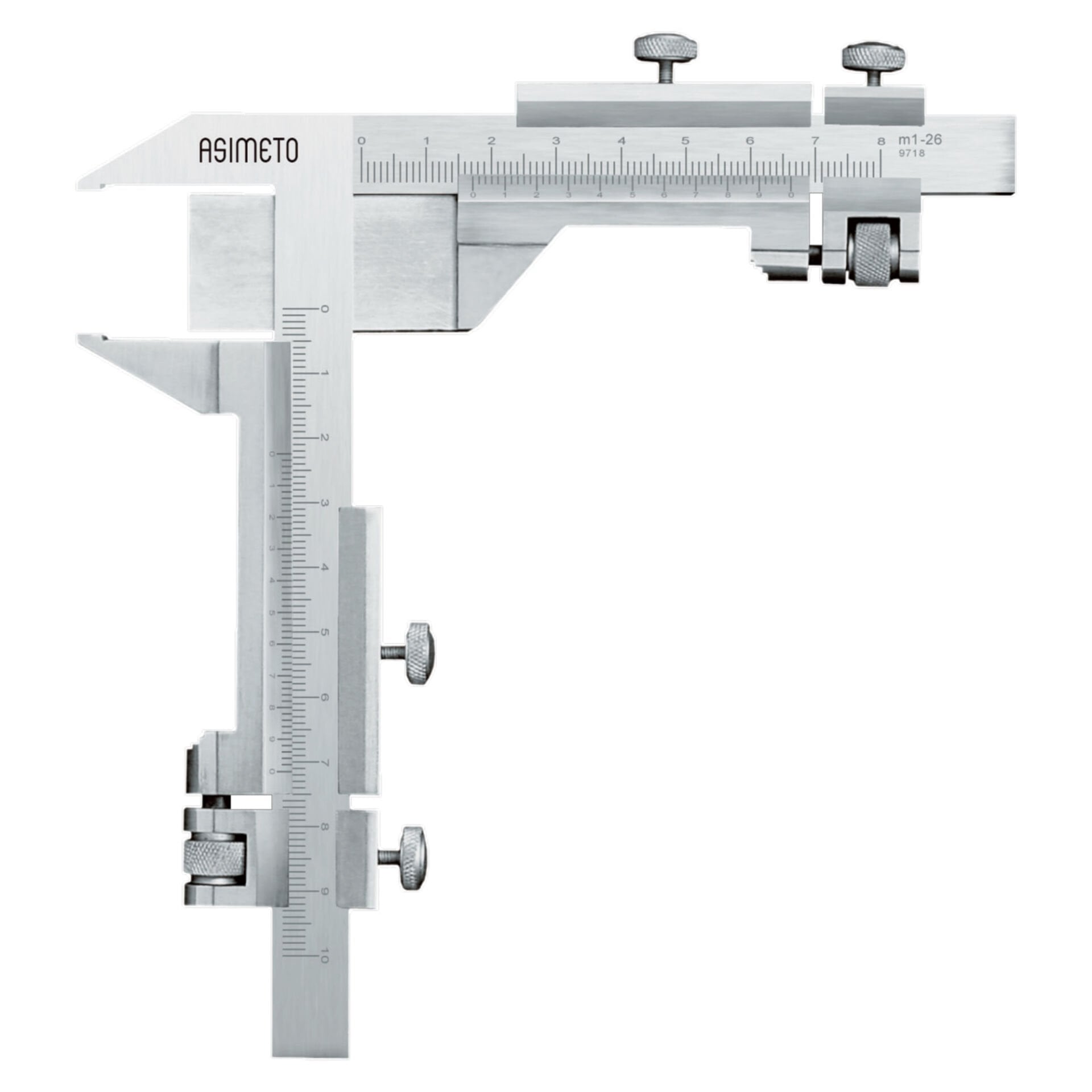 ASIMETO - DİŞLİ MODÜL MEKANİK KUMPAS