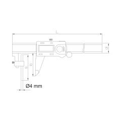 ASIMETO - DİJİTAL BORU KUMPAS