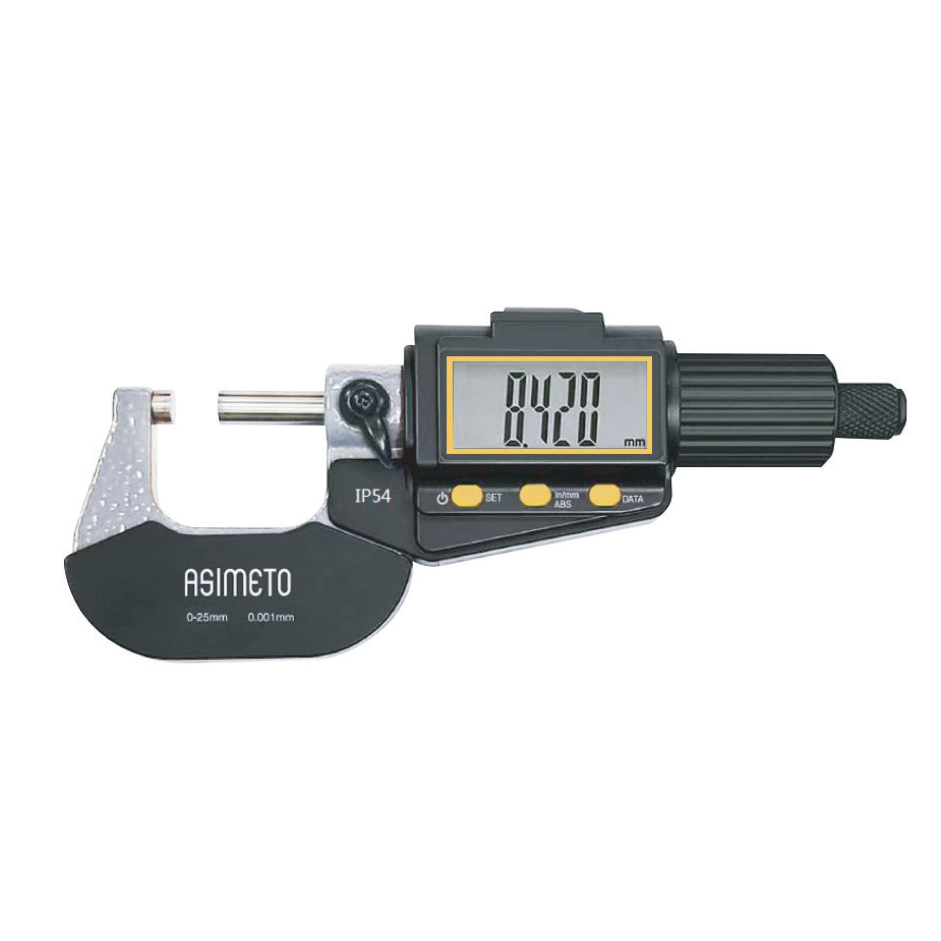 ASIMETO - IP54 DİJİTAL DIŞ ÇAP MİKROMETRE