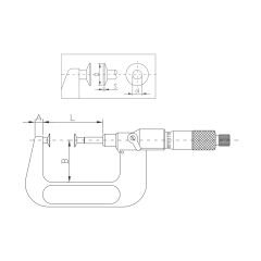 ASIMETO - MEKANİK DİŞLİ MİKROMETRE