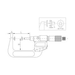 ASIMETO - DİJİTAL DİŞLİ MİKROMETRE