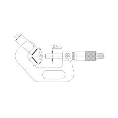 ASIMETO - V YATAKLI MEKANİK MİKROMETRE
