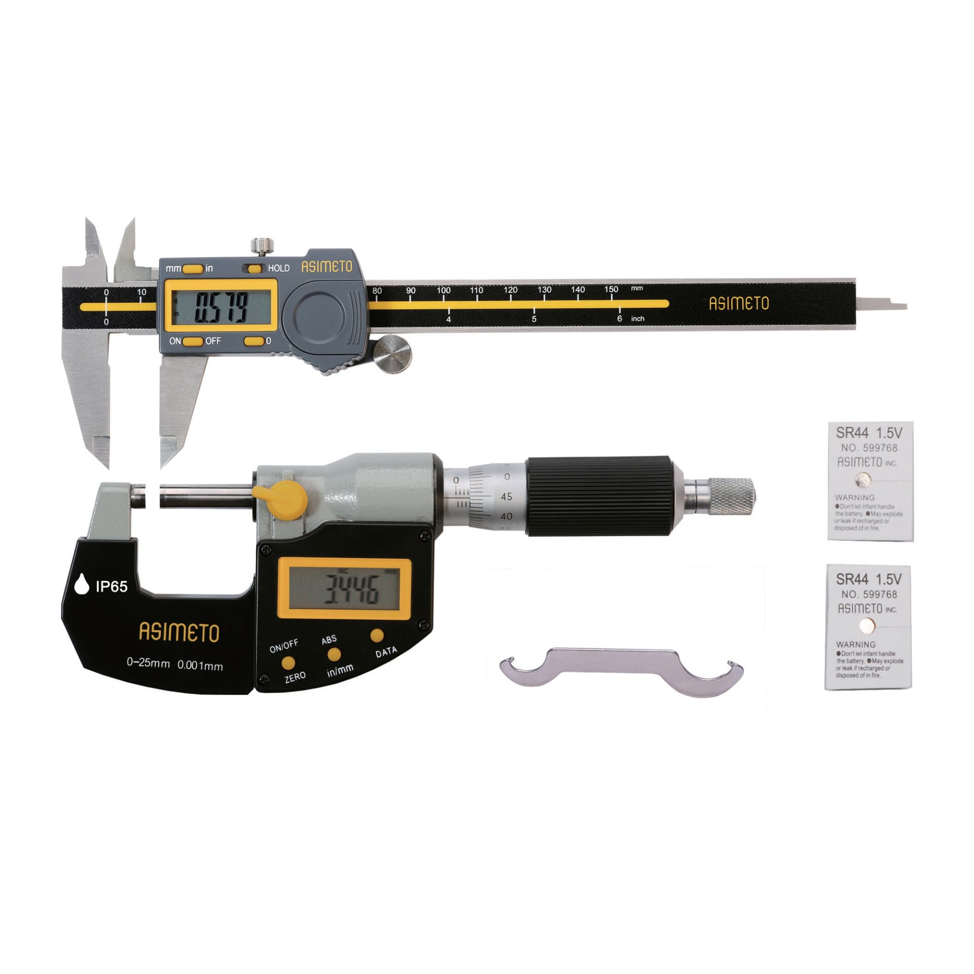 DİJİTAL KUMPAS VE DİJİTAL MİKROMETRE SETİ