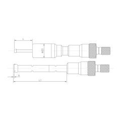 ASIMETO - 3-NOKTA TEMASLI DİJİTAL MİKROMETRE