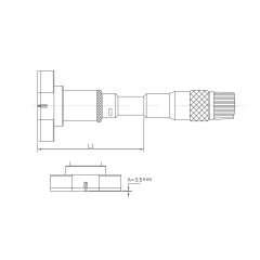 ASIMETO - 3-NOKTA TEMASLI MEKANİK MİKROMETRE