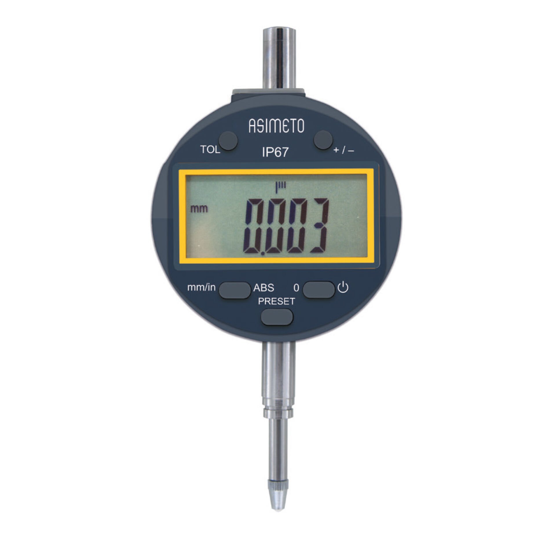 0-12.7mmx0.001 IP67 DİJİTAL KOMPARATÖR SAATİ