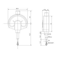 50-0-50x0.001mm SAATLİ KOMPARATÖR