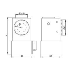 0-100mm SAATLİ Z-SIFIRLAMA