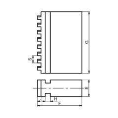 TOS - Üniversal Torna Aynası - Yumuşak Ayak Takımı