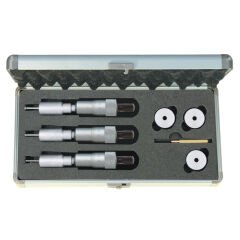 ASIMETO -  2/3-NOKTA TEMASLI DİJİTAL MİKROMETRE 6-12mmx0.001