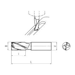 2 AĞIZ UZUN PARMAK FREZE HSS